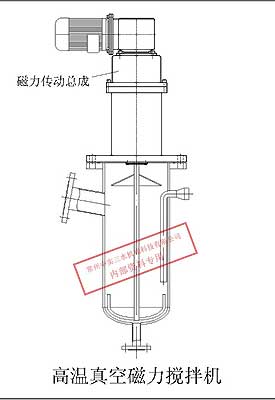 耐高溫真空攪拌機(jī)示意圖