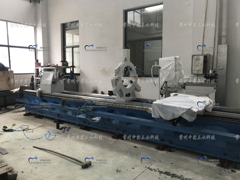 6米高精度數控機床安裝中1